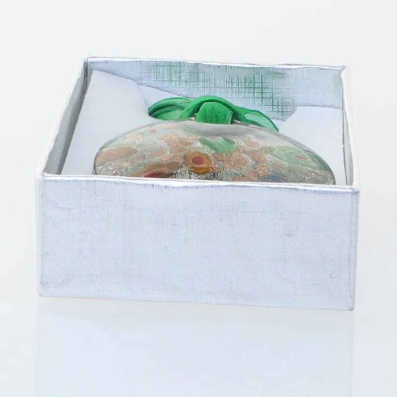 Italiensk håndlavet halssmykke (str. Kasse 9 x 6 cm)