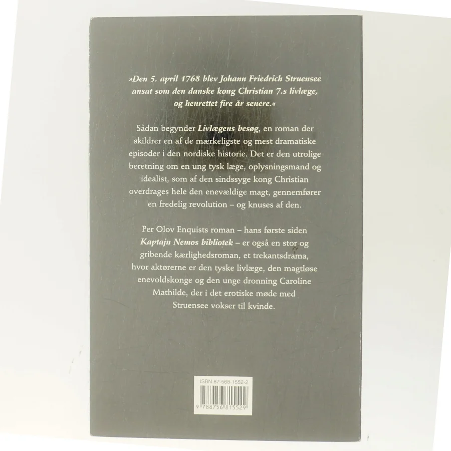 Livlægens Besøg: Roman (Danish Edition) af Per Olov Enquist (Bog)