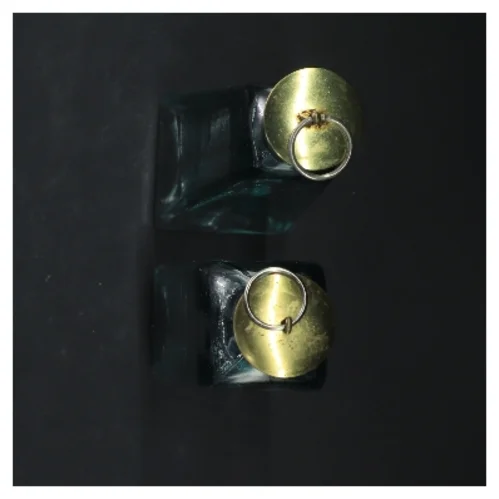 Glasflasker med metalprop (str. 25 cm)