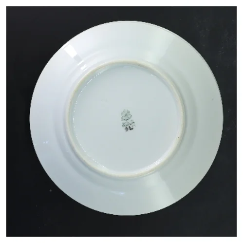 Sæt af 4 antikke tallerkener fra B&G (str. 4 stk Ø 22 cm)