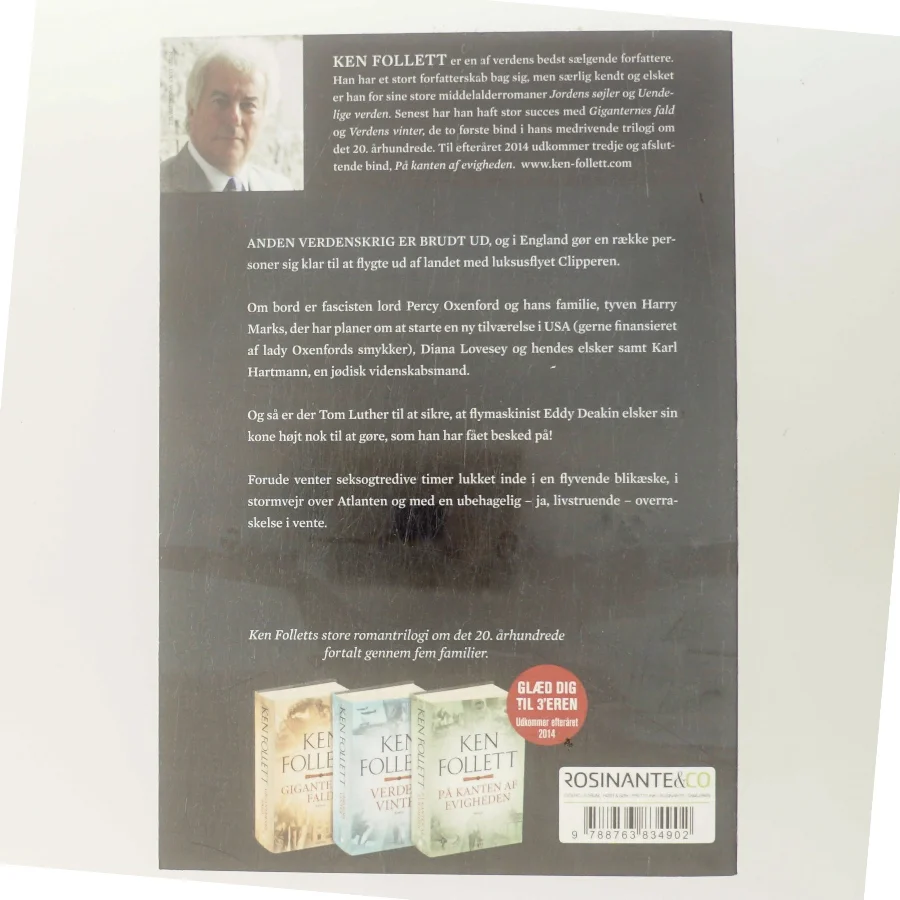 Nat over havet af Ken Follett (Bog)