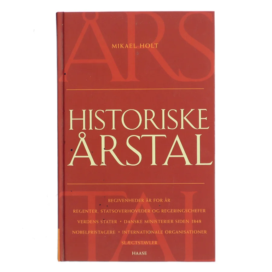 Historiske årstal af Mikael Holt (Bog)