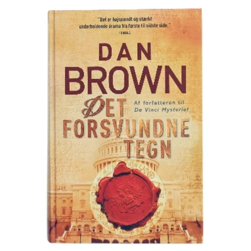 Det Forsvundne Tegn af Dan Brown (Bog)