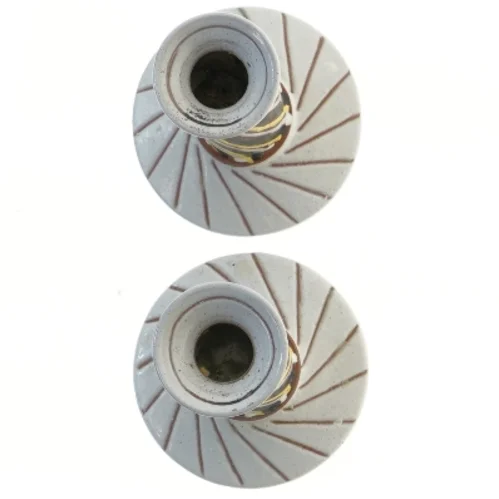 Keramiske lysestager (str. 14 cm)