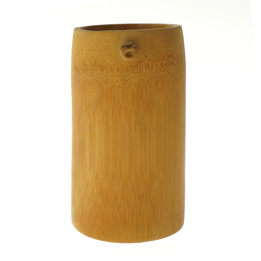 Flot unik holder af træ, mange anvendelsmuligheder (str. Ø 10,5 cm længde 18 cm)