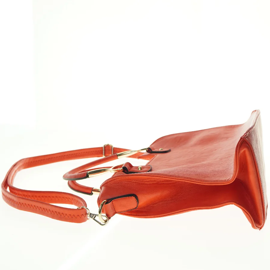 Orange skuldertaske (str. 37. x 25 cm)