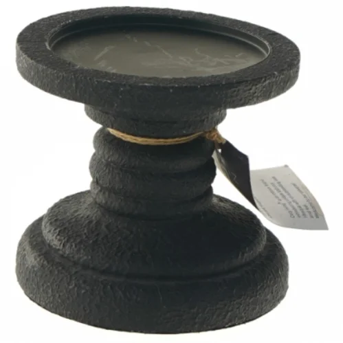 Ny vintage lysestage i mangotræ (str. 11,5 cm)