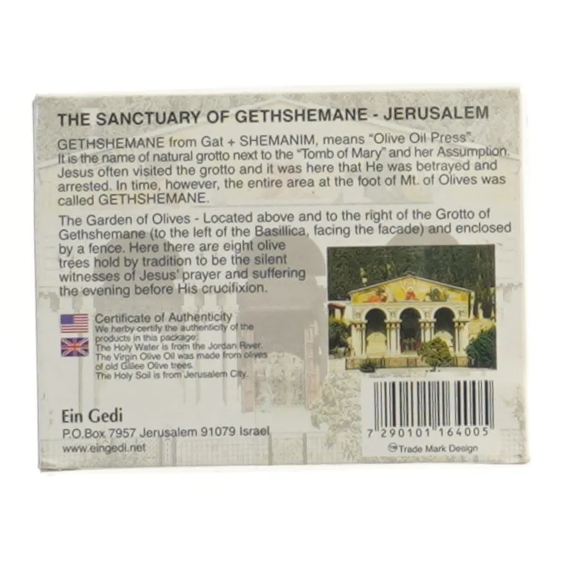 Gethsemane souvenir sæt (str. 11x8,5 cm)