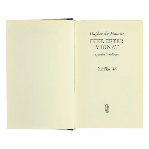 Antik bog med flot indbinding. Ikke efter midnat af Daphne du Maurier (Bog)