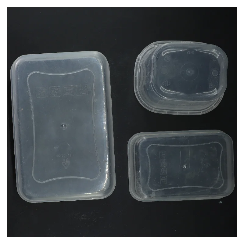 Plastbeholdere sæt (str. 20x14, 14x10, 12x10 cm)