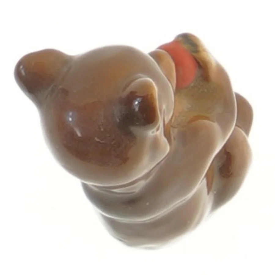 Keramik bjørn figur (str. 10 cm)