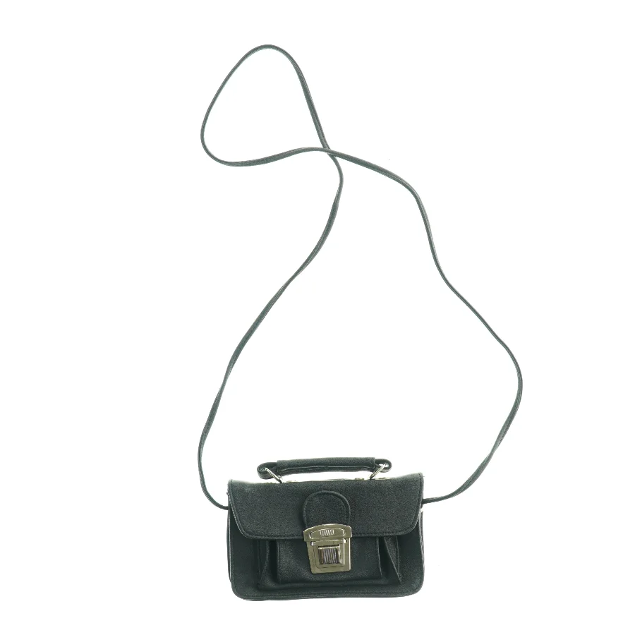 Sort skuldertaske (str. 17 x 10 cm)