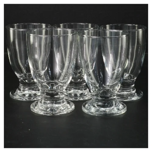 Sæt med 5 glas (str. 11,5x7,5 cm, 5 styk cm)