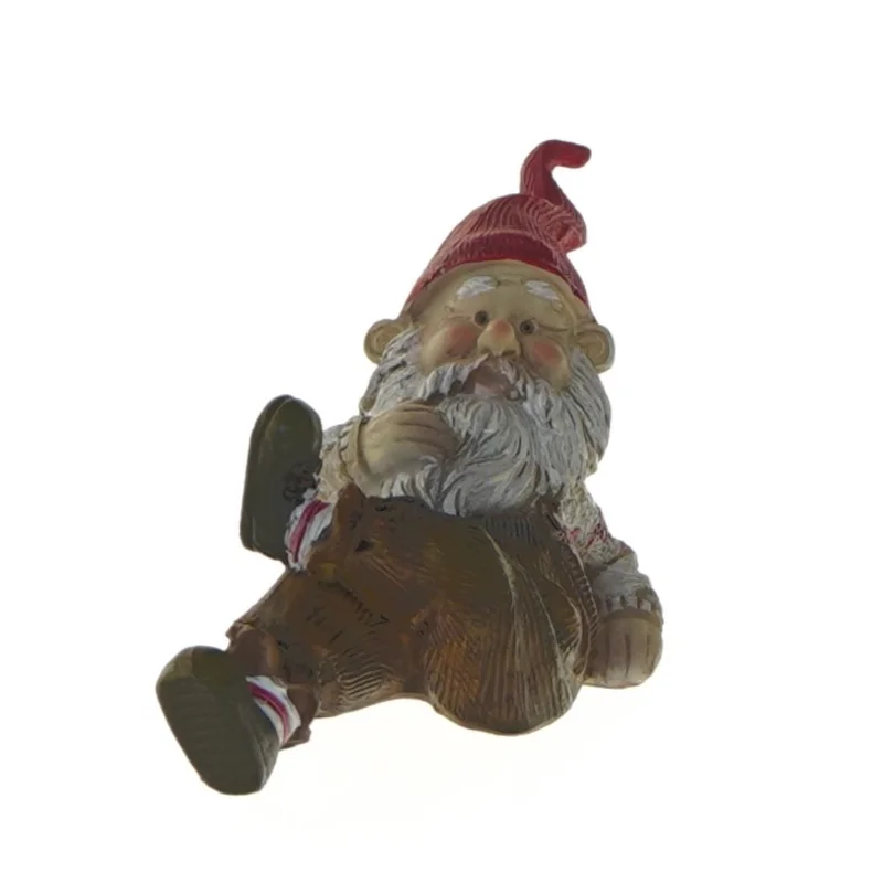 Lille dekorationsfigur af nisse (str. 13 cm)