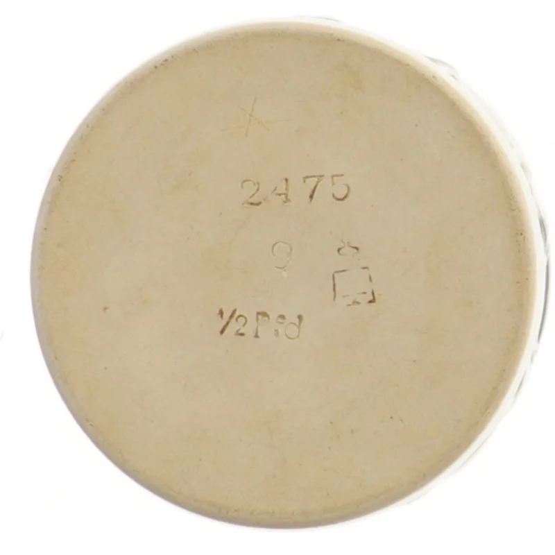 Unik keramisk krukke med dyremotiv (str. Ø 11 cm)