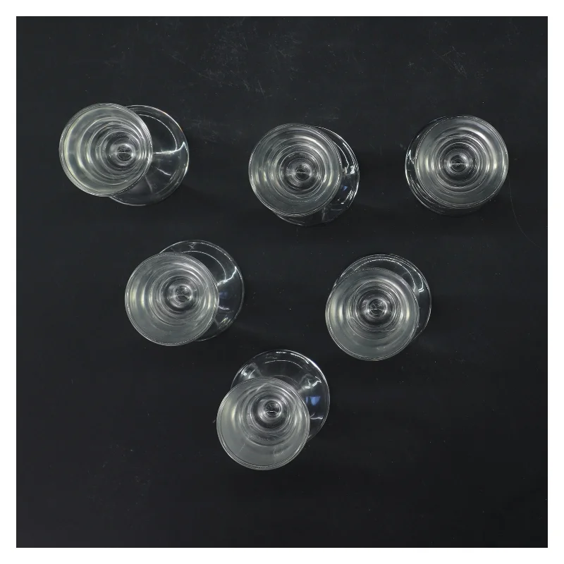 Sæt med seks glas til shots eller snaps (str. 6 stk Ø 4 cm længde 9,5 cm)