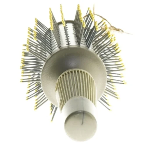 Helt ny rund frisør-hårbørste med håndtag (str. 25 cm)