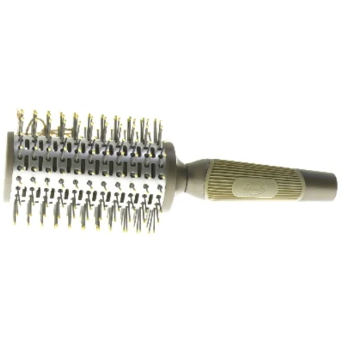 Helt ny rund frisør-hårbørste med håndtag (str. 25 cm)