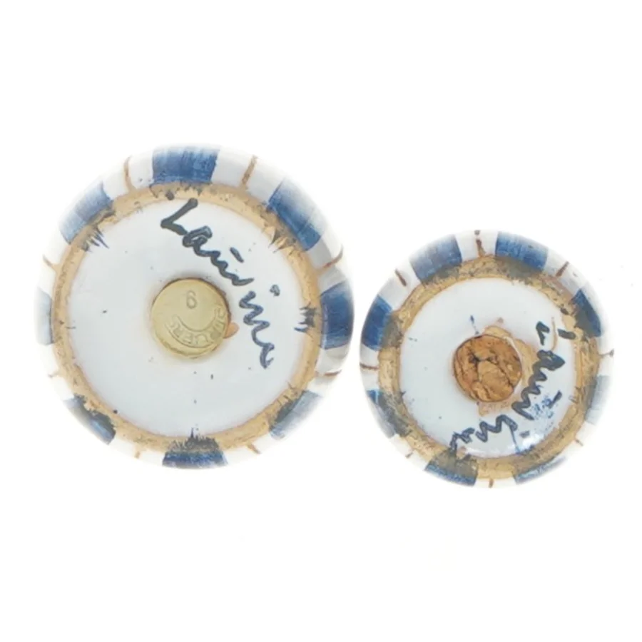 Keramiske salt- og peberbøsser (str. 7 cm)