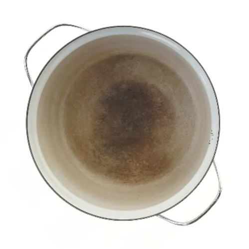 Stor Lotus Lyngby emaljegryde med låg og håndtag (str. Ø 27cm længde 13 cm)