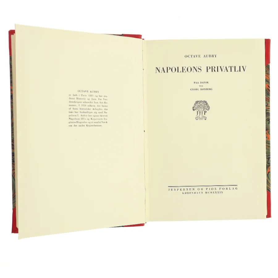 Smuk antik bog om Napoleons Privatliv af Octave Aubry af Octave Aubry (Bog)