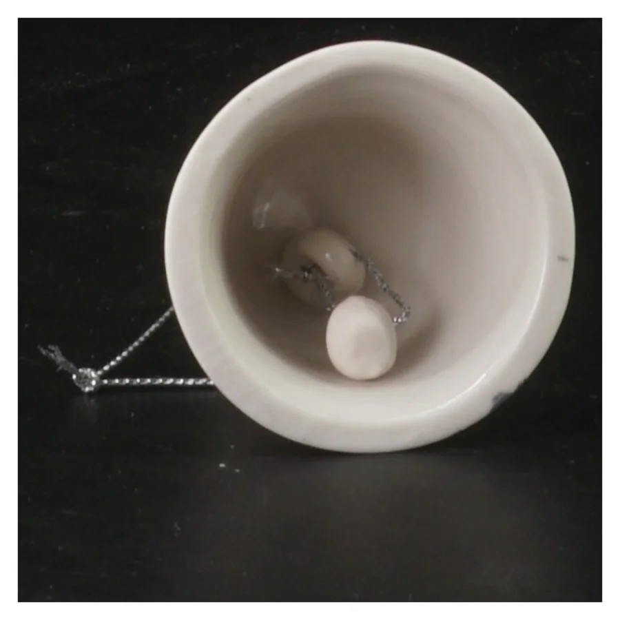 Dekorativ juleklokke (str. 7 cm)