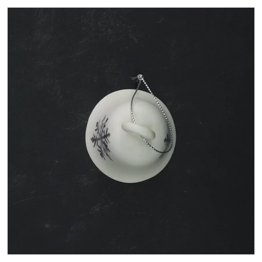 Dekorativ juleklokke (str. 7 cm)