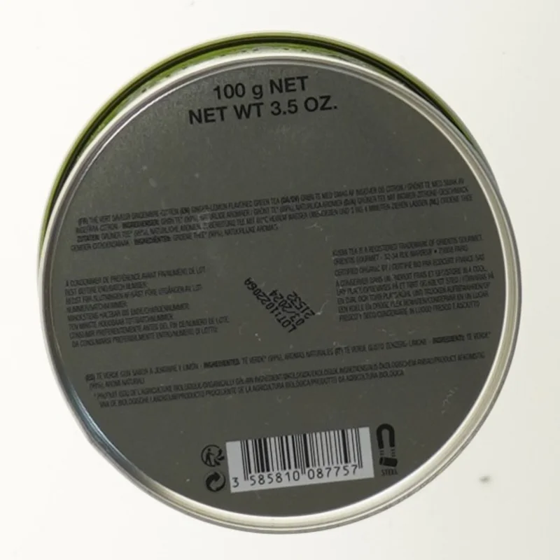 Kusmi Tea grøn te med ingefær og citron fra Kusmi Tea (str. Ø 10x8,5 cm)