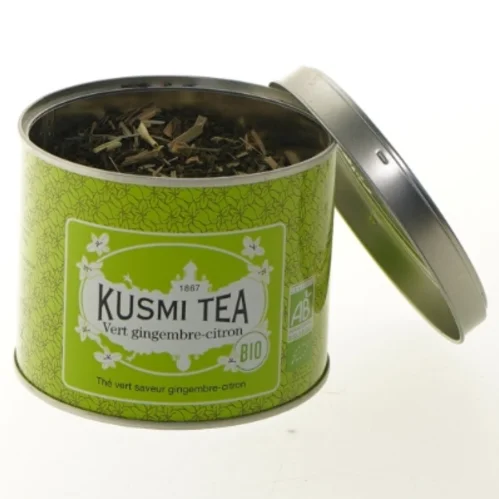 Kusmi Tea grøn te med ingefær og citron fra Kusmi Tea (str. Ø 10x8,5 cm)