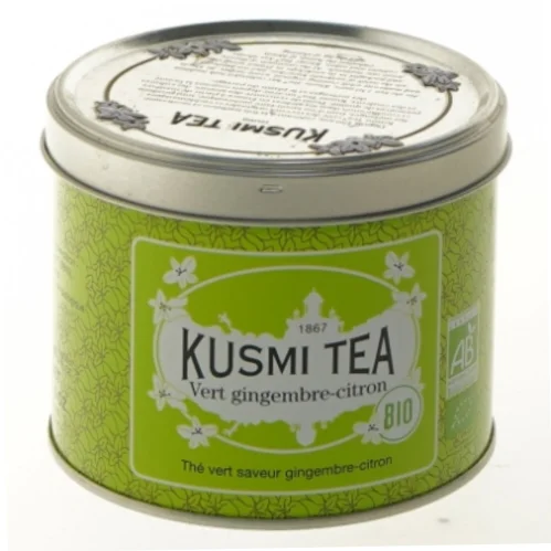 Kusmi Tea grøn te med ingefær og citron fra Kusmi Tea (str. Ø 10x8,5 cm)