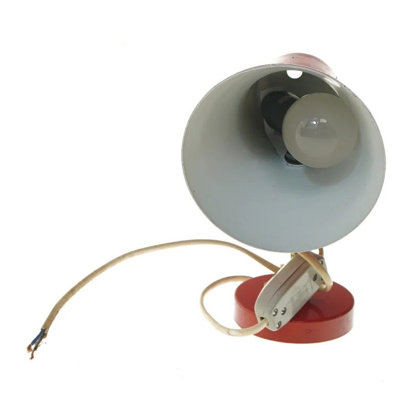 Retro rød væglampe (str. 20 cm)