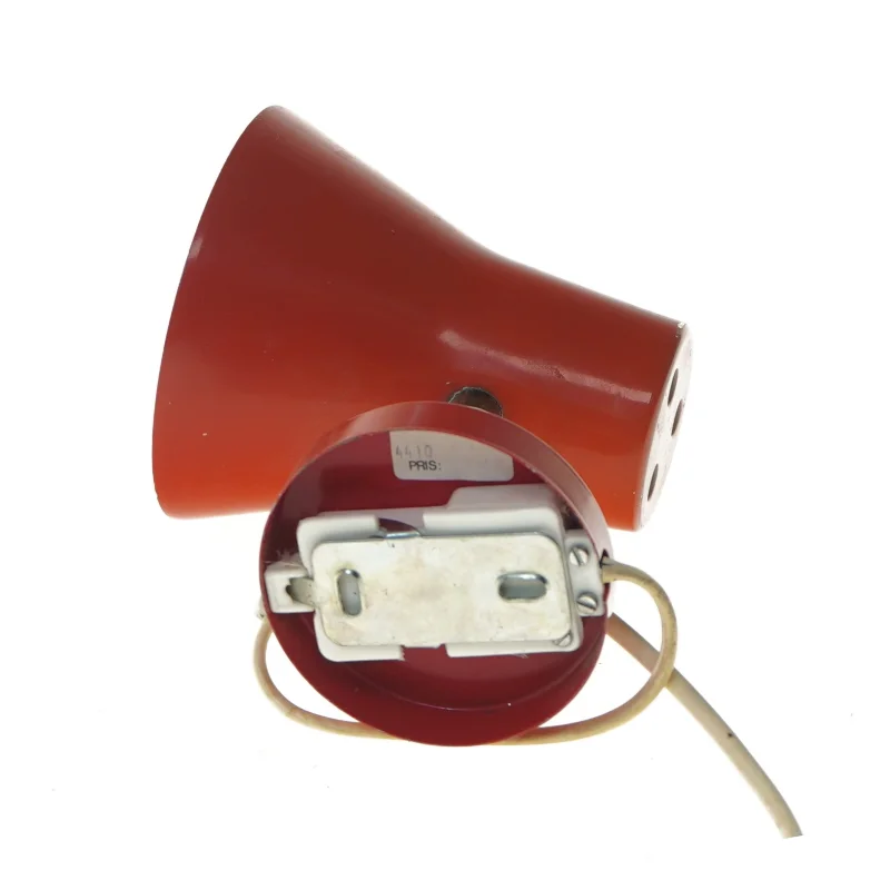 Retro rød væglampe (str. 20 cm)