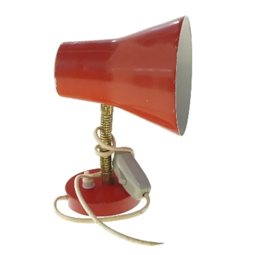 Retro rød væglampe (str. 20 cm)