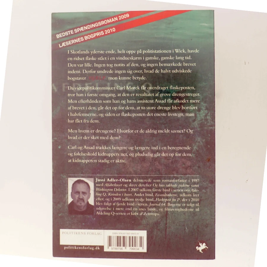 Flaskepost fra P af Jussi Adler-Olsen (Bog)