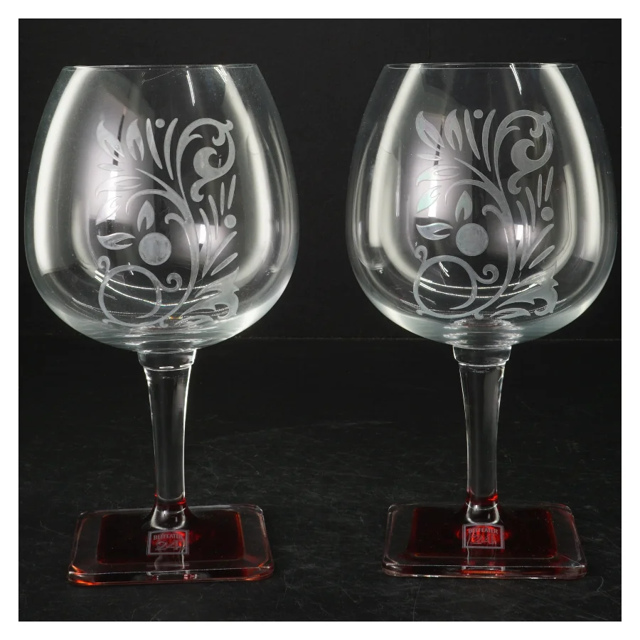 glas fra Beefeater (str. H. 20 cm)