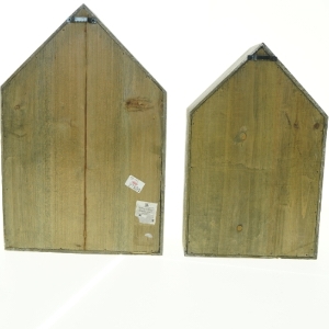 Træ hus dekoration (str. H. 30-35 cm. b 19-23 cm)