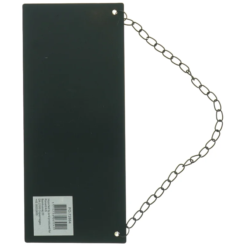 Dekorativt menu-skilt med teksten 'Today's menu Take it or leave it' (str. 30. x. 13 cm)