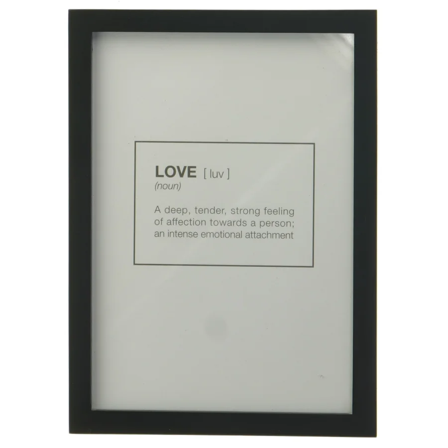 Rammer med dekorative billeder (str. 22,5 x 16,5 cm)