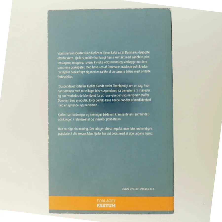 Biografi, Suspenderet fra Forlaget Faktum