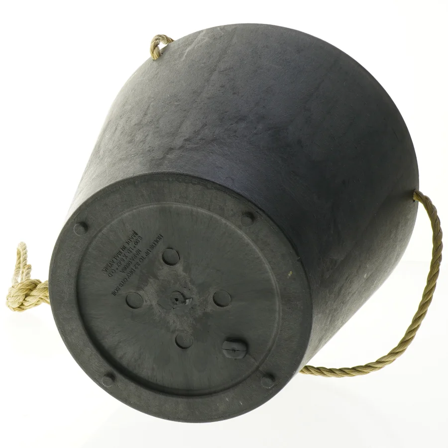 Sort potte fra Artstoneplanter (str. 21 x 20 cm)