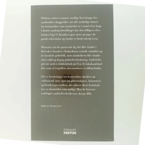 Drab, mordere og deres ofre bog fra Forlaget Faktum