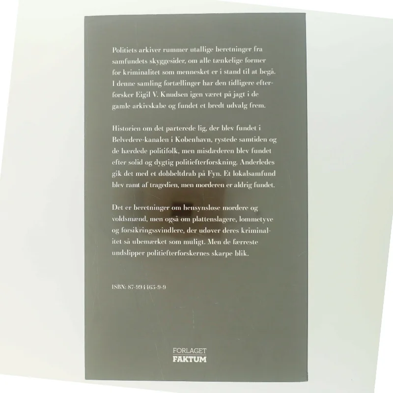 Drab, mordere og deres ofre bog fra Forlaget Faktum