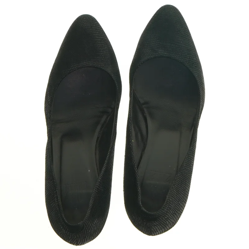 Sorte stilethæle fra Billi Bi (str. 37,5)