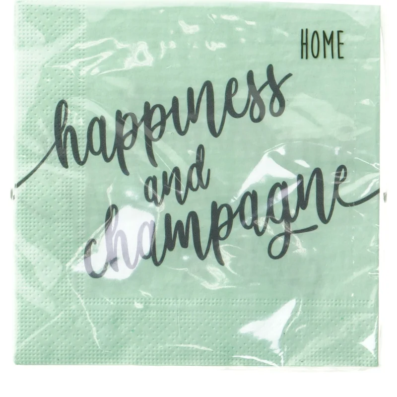 Servietter med tekst (str. 33 x 33 cm)