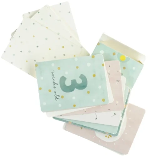 Milestone Babykort fra Søstrene Grene (str. 15 x 11 cm)