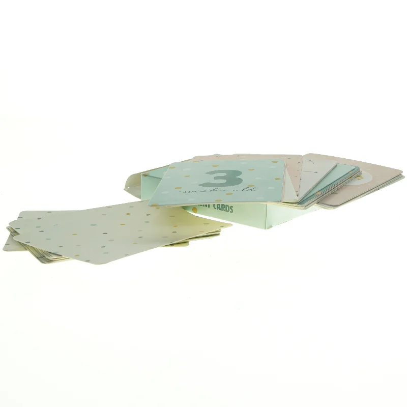 Milestone Babykort fra Søstrene Grene (str. 15 x 11 cm)