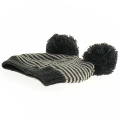 Stribet hue med pomponer fra Next (str. 6 mdr)