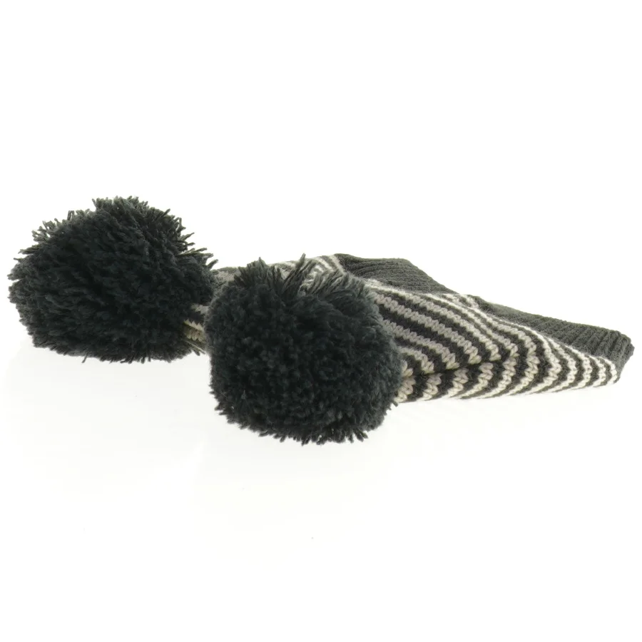 Stribet hue med pomponer fra Next (str. 6 mdr)