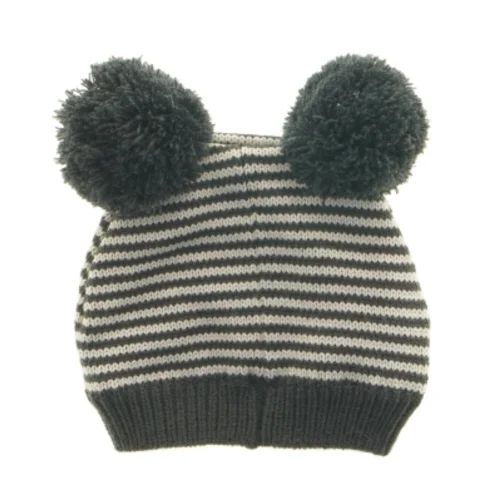 Stribet hue med pomponer fra Next (str. 6 mdr)