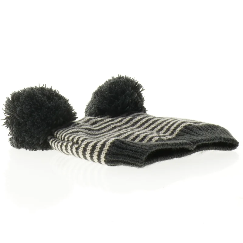 Stribet hue med pomponer fra Next (str. 6 mdr)